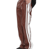 Vkuna 45 - Pu Leather Joggers for Men - Sarman Fashion - Wholesale Clothing Fashion Brand for Men from Canada