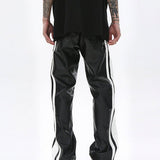 Vkuna 45 - Pu Leather Joggers for Men - Sarman Fashion - Wholesale Clothing Fashion Brand for Men from Canada