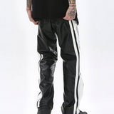 Vkuna 45 - Pu Leather Joggers for Men - Sarman Fashion - Wholesale Clothing Fashion Brand for Men from Canada