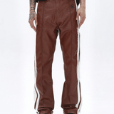 Vkuna 45 - Pu Leather Joggers for Men - Sarman Fashion - Wholesale Clothing Fashion Brand for Men from Canada