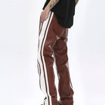 Vkuna 45 - Pu Leather Joggers for Men - Sarman Fashion - Wholesale Clothing Fashion Brand for Men from Canada