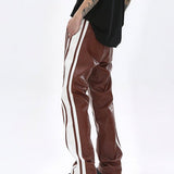 Vkuna 45 - Pu Leather Joggers for Men - Sarman Fashion - Wholesale Clothing Fashion Brand for Men from Canada