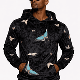 VoAzo 13 - Velvet Hoodie for Men - Sarman Fashion - Wholesale Clothing Fashion Brand for Men from Canada