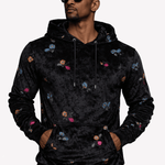 VoAzo 14 - Velvet Hoodie for Men - Sarman Fashion - Wholesale Clothing Fashion Brand for Men from Canada