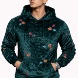 VoAzo 15 - Velvet Hoodie for Men - Sarman Fashion - Wholesale Clothing Fashion Brand for Men from Canada