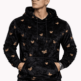 VoAzo 16 - Velvet Hoodie for Men - Sarman Fashion - Wholesale Clothing Fashion Brand for Men from Canada
