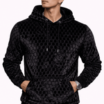 VoAzo 21 - Velvet Hoodie for Men - Sarman Fashion - Wholesale Clothing Fashion Brand for Men from Canada