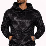 VoAzo 22 - Velvet Hoodie for Men - Sarman Fashion - Wholesale Clothing Fashion Brand for Men from Canada