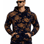 VoAzo 24 - Velvet Hoodie for Men - Sarman Fashion - Wholesale Clothing Fashion Brand for Men from Canada