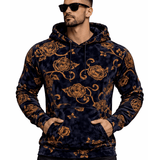 VoAzo 24 - Velvet Hoodie for Men - Sarman Fashion - Wholesale Clothing Fashion Brand for Men from Canada