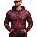 VoAzo 25 - Velvet Hoodie for Men - Sarman Fashion - Wholesale Clothing Fashion Brand for Men from Canada