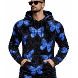 VoAzo 26 - Velvet Hoodie for Men - Sarman Fashion - Wholesale Clothing Fashion Brand for Men from Canada