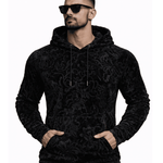 VoAzo 27 - Velvet Hoodie for Men - Sarman Fashion - Wholesale Clothing Fashion Brand for Men from Canada