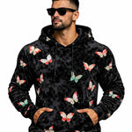 VoAzo 3 - Velvet Hoodie for Men - Sarman Fashion - Wholesale Clothing Fashion Brand for Men from Canada