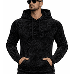 VoAzo 30 - Velvet Hoodie for Men - Sarman Fashion - Wholesale Clothing Fashion Brand for Men from Canada