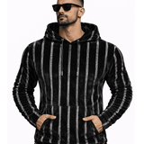 VoAzo 33 - Velvet Hoodie for Men - Sarman Fashion - Wholesale Clothing Fashion Brand for Men from Canada