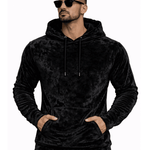 VoAzo 34 - Velvet Hoodie for Men - Sarman Fashion - Wholesale Clothing Fashion Brand for Men from Canada