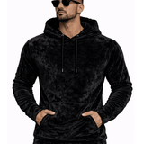 VoAzo 34 - Velvet Hoodie for Men - Sarman Fashion - Wholesale Clothing Fashion Brand for Men from Canada