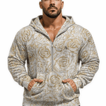 VoAzo 35 - Velvet Hoodie for Men - Sarman Fashion - Wholesale Clothing Fashion Brand for Men from Canada