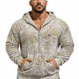 VoAzo 35 - Velvet Hoodie for Men - Sarman Fashion - Wholesale Clothing Fashion Brand for Men from Canada