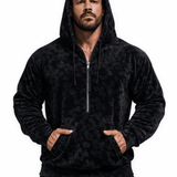VoAzo 39 - Velvet Hoodie for Men - Sarman Fashion - Wholesale Clothing Fashion Brand for Men from Canada