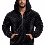 VoAzo 40 - Velvet Hoodie for Men - Sarman Fashion - Wholesale Clothing Fashion Brand for Men from Canada
