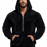 VoAzo 42 - Velvet Hoodie for Men - Sarman Fashion - Wholesale Clothing Fashion Brand for Men from Canada