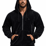 VoAzo 43 - Velvet Hoodie for Men - Sarman Fashion - Wholesale Clothing Fashion Brand for Men from Canada