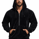 VoAzo 43 - Velvet Hoodie for Men - Sarman Fashion - Wholesale Clothing Fashion Brand for Men from Canada
