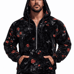 VoAzo 44 - Velvet Hoodie for Men - Sarman Fashion - Wholesale Clothing Fashion Brand for Men from Canada