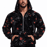 VoAzo 44 - Velvet Hoodie for Men - Sarman Fashion - Wholesale Clothing Fashion Brand for Men from Canada