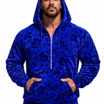 VoAzo 45 - Velvet Hoodie for Men - Sarman Fashion - Wholesale Clothing Fashion Brand for Men from Canada