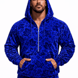 VoAzo 45 - Velvet Hoodie for Men - Sarman Fashion - Wholesale Clothing Fashion Brand for Men from Canada