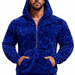 VoAzo 49 - Velvet Hoodie for Men - Sarman Fashion - Wholesale Clothing Fashion Brand for Men from Canada