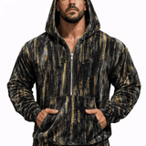 VoAzo 51 - Velvet Hoodie for Men - Sarman Fashion - Wholesale Clothing Fashion Brand for Men from Canada