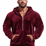 VoAzo 52 - Velvet Hoodie for Men - Sarman Fashion - Wholesale Clothing Fashion Brand for Men from Canada