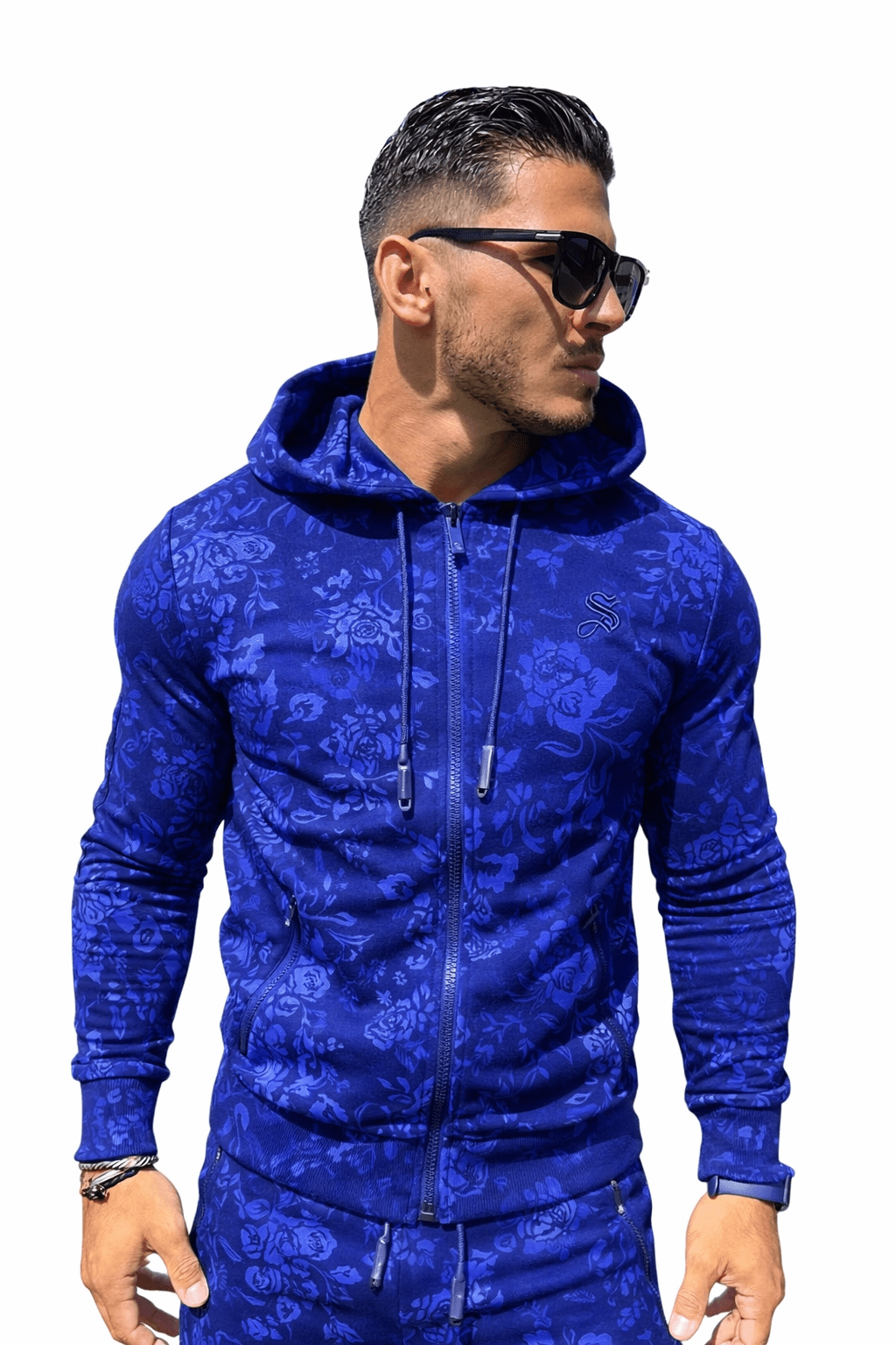 VoAzo 54 - Velvet Hoodie for Men - Sarman Fashion - Wholesale Clothing Fashion Brand for Men from Canada