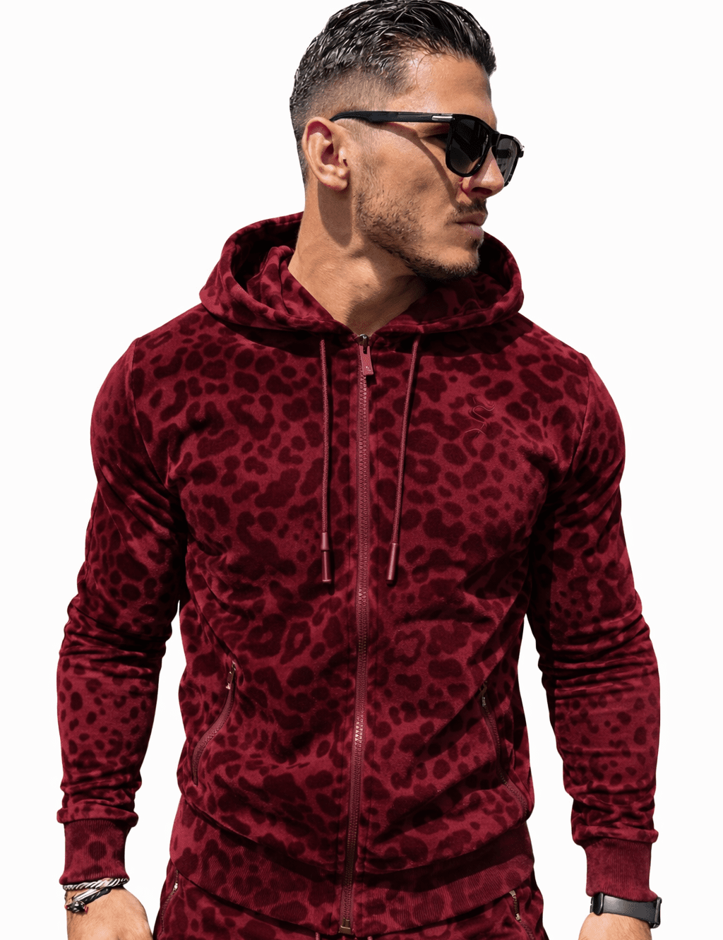 VoAzo 56 - Velvet Hoodie for Men - Sarman Fashion - Wholesale Clothing Fashion Brand for Men from Canada