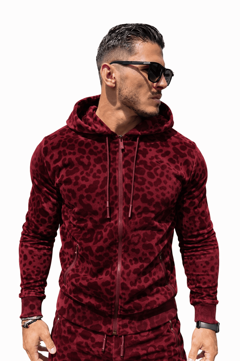 VoAzo 56 - Velvet Hoodie for Men - Sarman Fashion - Wholesale Clothing Fashion Brand for Men from Canada