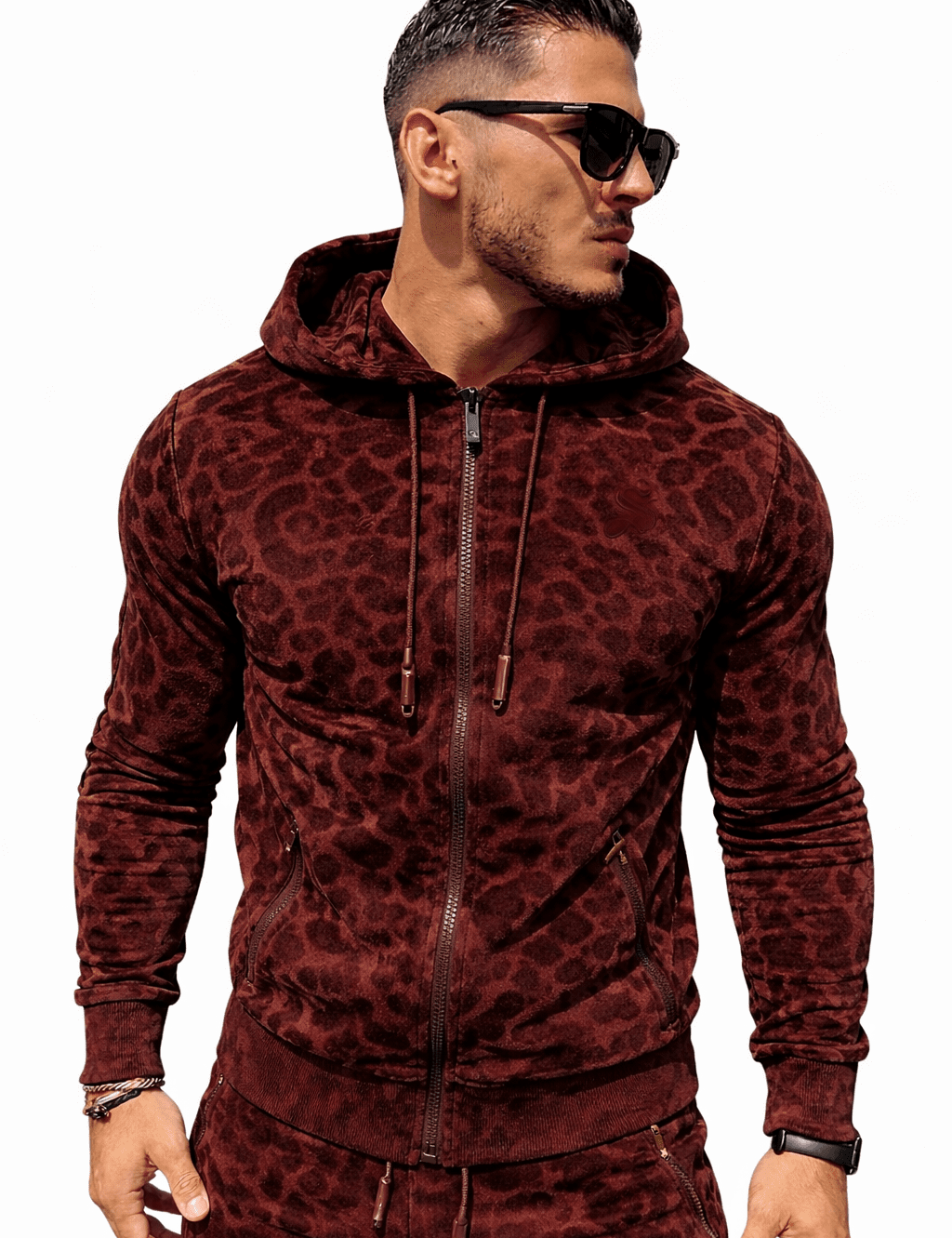 VoAzo 58 - Velvet Hoodie for Men - Sarman Fashion - Wholesale Clothing Fashion Brand for Men from Canada