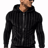 VoAzo 63 - Velvet Hoodie for Men - Sarman Fashion - Wholesale Clothing Fashion Brand for Men from Canada