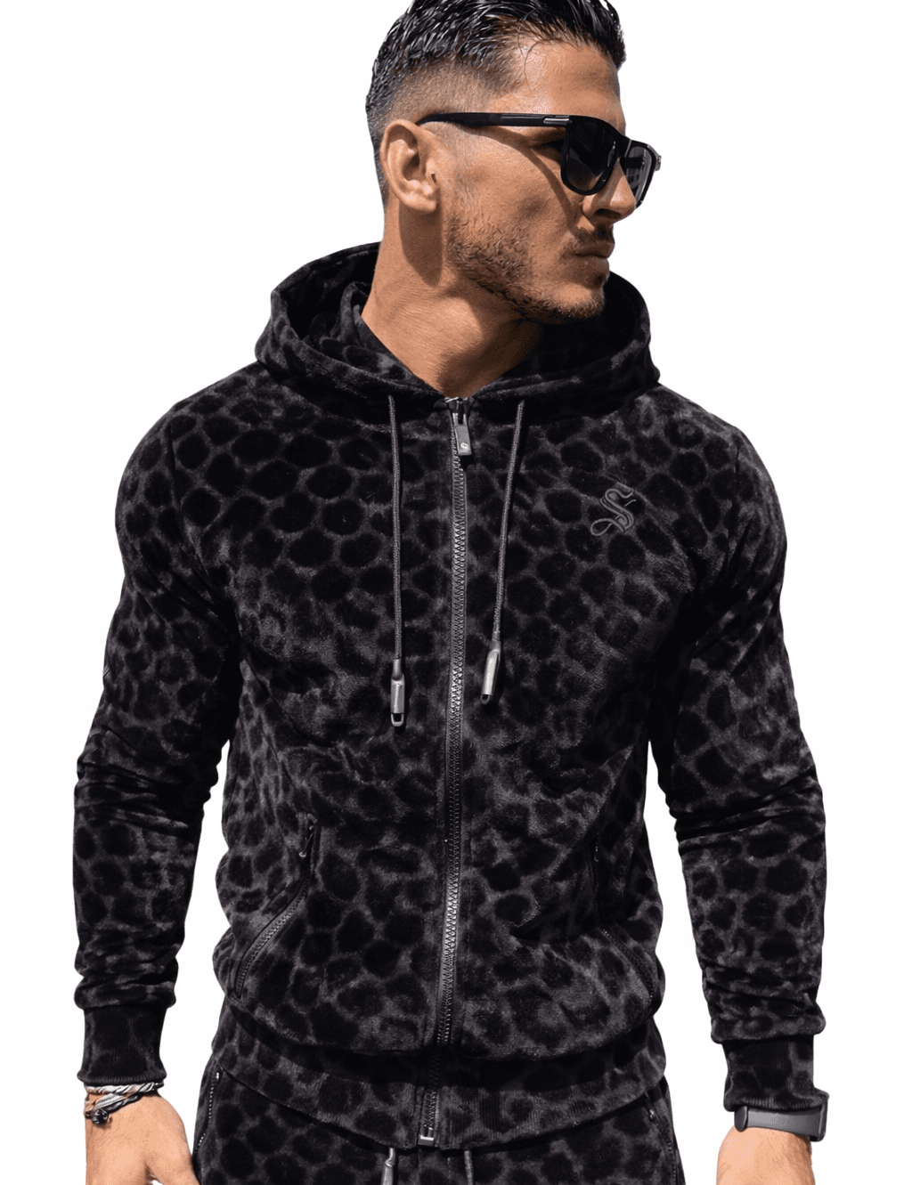 VoAzo 64 - Velvet Hoodie for Men - Sarman Fashion - Wholesale Clothing Fashion Brand for Men from Canada