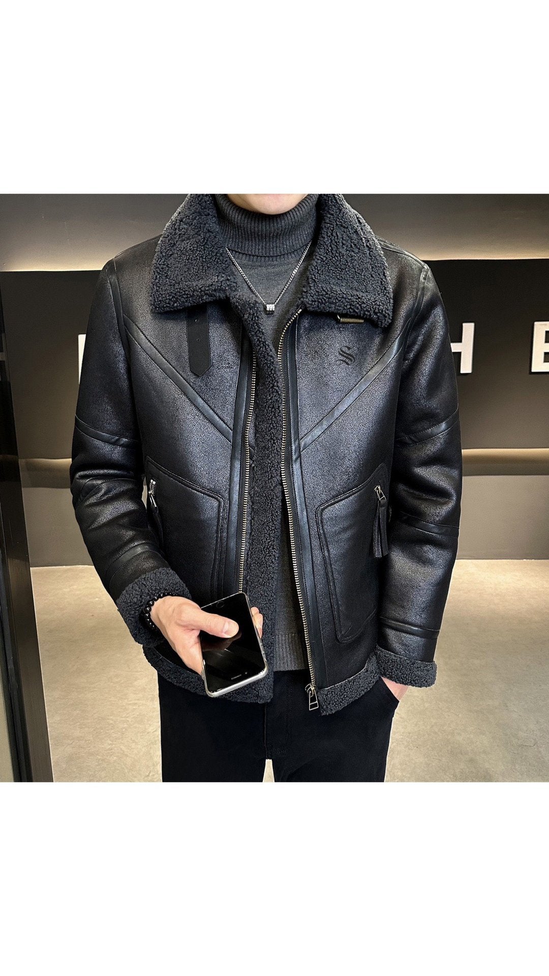 Vombee 81 - Jacket for Men - Sarman Fashion - Wholesale Clothing Fashion Brand for Men from Canada