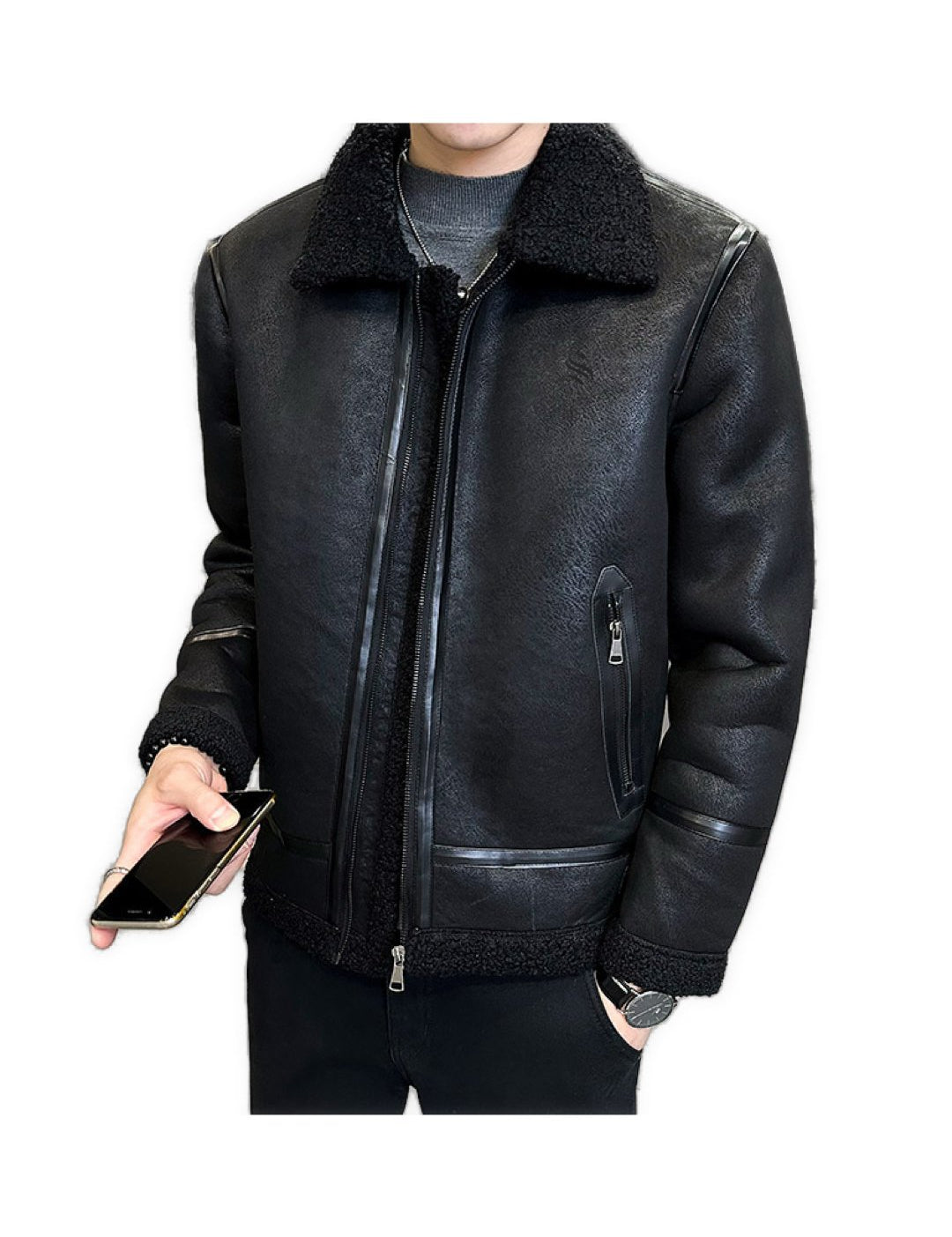 Vombee 89 - Jacket for Men - Sarman Fashion - Wholesale Clothing Fashion Brand for Men from Canada