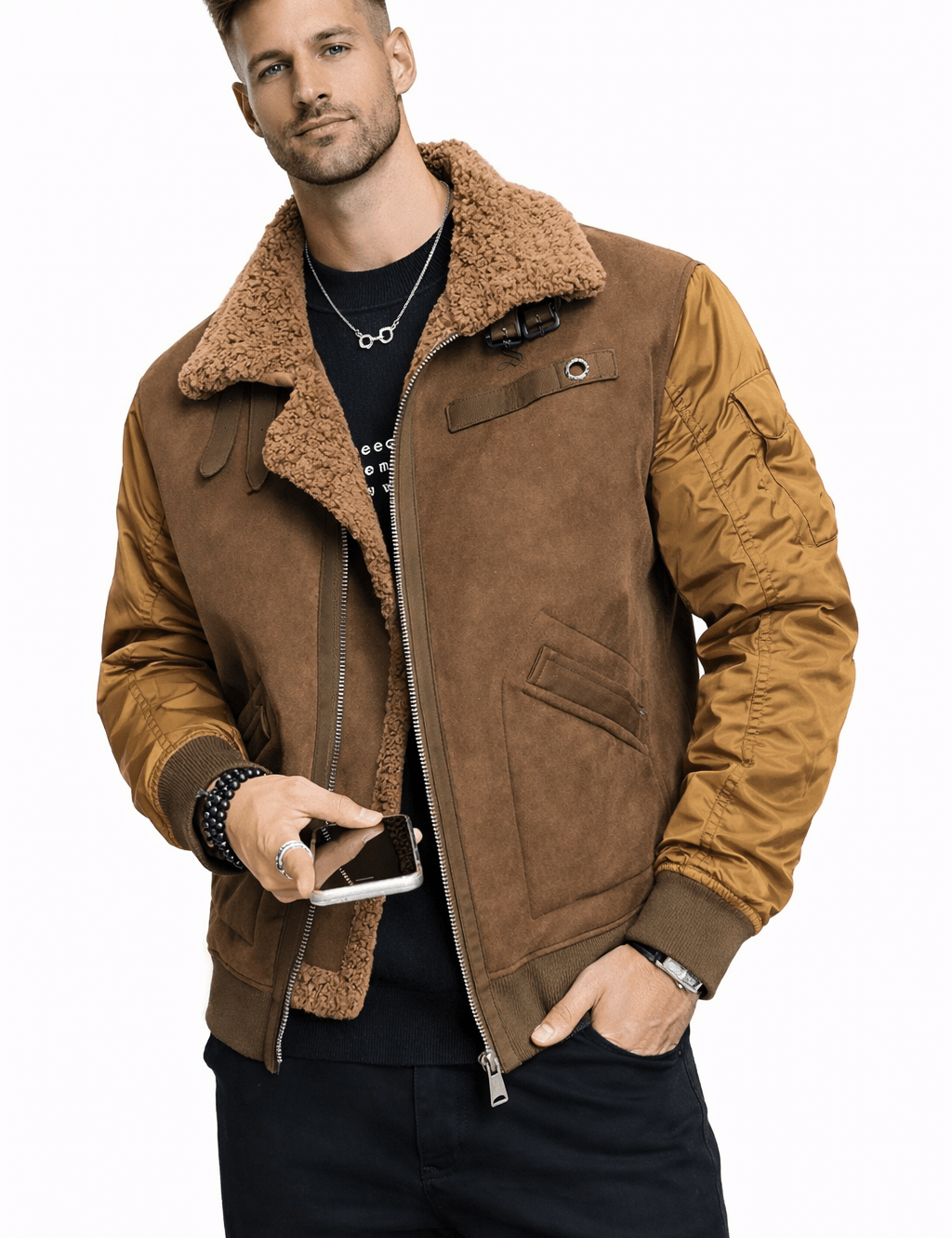Vombee 910 - Jacket for Men - Sarman Fashion - Wholesale Clothing Fashion Brand for Men from Canada