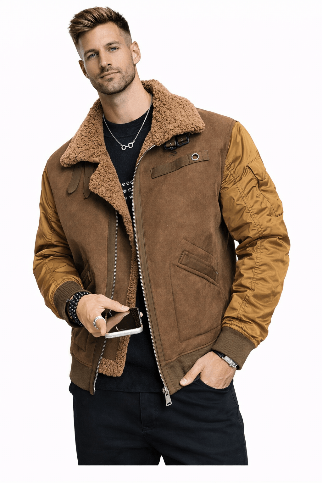 Vombee 910 - Jacket for Men - Sarman Fashion - Wholesale Clothing Fashion Brand for Men from Canada