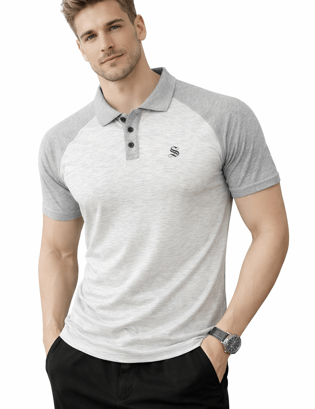 Voronuchka - Polo Shirt for Men - Sarman Fashion - Wholesale Clothing Fashion Brand for Men from Canada