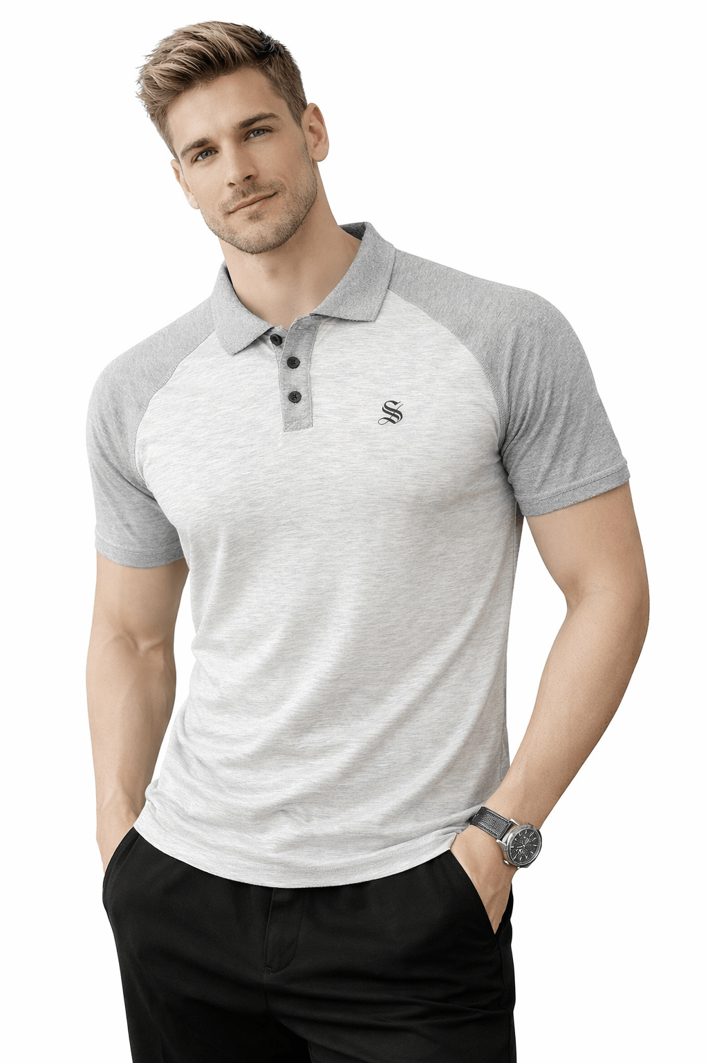 Voronuchka - Polo Shirt for Men - Sarman Fashion - Wholesale Clothing Fashion Brand for Men from Canada