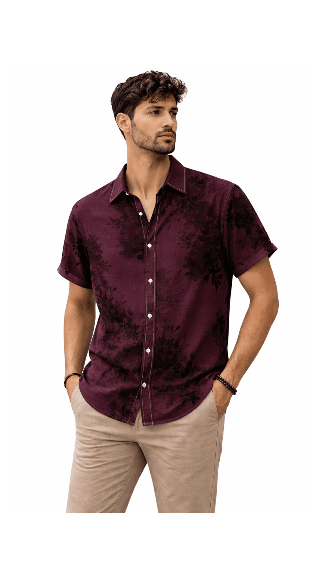 VUGG - Short Sleeves Shirt for Men - Sarman Fashion - Wholesale Clothing Fashion Brand for Men from Canada