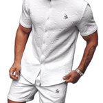 VUNB 4 - Complete Set Shirt & Shorts for Men - Sarman Fashion - Wholesale Clothing Fashion Brand for Men from Canada